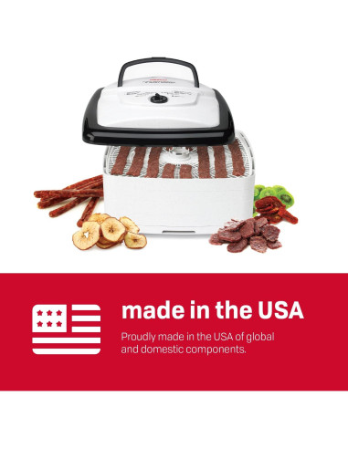 Deshidratador de Alimentos NESCO FD-80A 700W Blanco Cuadrado