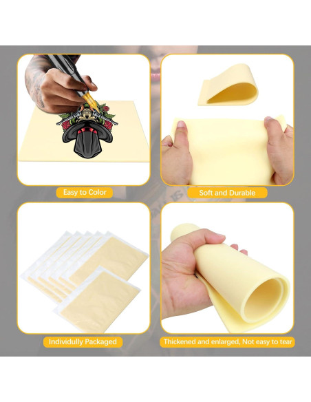 Kit de Práctica de Tatuaje TRIRITE 6 Piezas 30x21 cm