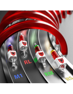 50 Agujas de Cartucho de Tatuaje LASTJUDG Mixtas con Ledge 2