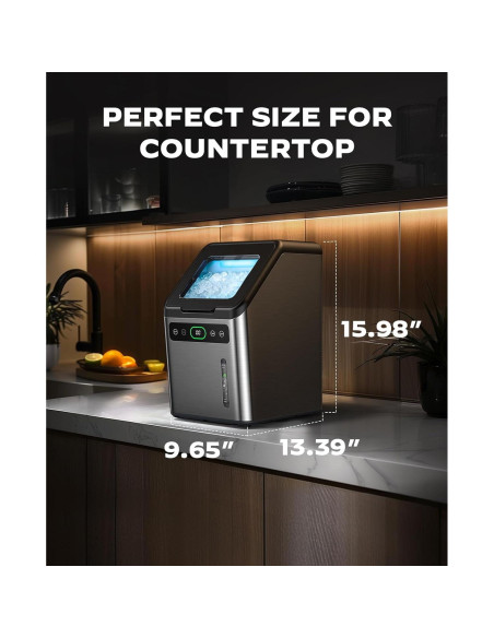 Fabricador de Hielo Nugget Totnz GF-IM30T, 20 kg/día, Autolimpieza