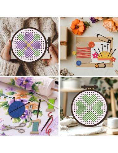 Plantillas de Corte de Metal MAYJOYDIY - Bordado 3 Piezas