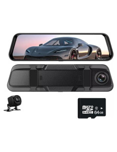 Espejo Cámara Salpicadero 10" Dual 2K HD WDHOICAR