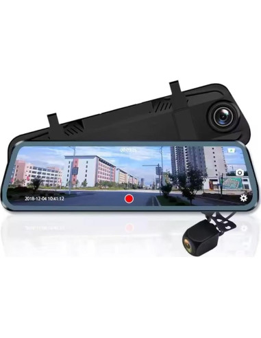 Espejo Cámara Salpicadero 10" Dual 2K HD WDHOICAR