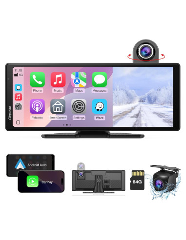 Estéreo Carpuride W904 10.26" con Cámara 4K y Android Auto