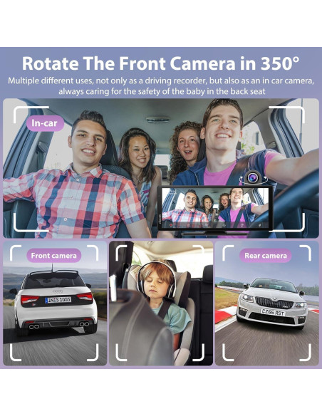 Estéreo Carpuride W904 10.26" con Cámara 4K y Android Auto