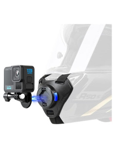 Montura de Correa de Barbilla Magnética SOH para Casco de Motocicleta