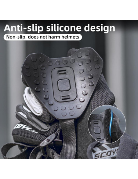 Montura de Correa de Barbilla Magnética SOH para Casco de Motocicleta Montura de Correa de Barbilla Magnética SOH para Casco de Motocicleta