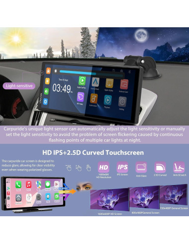 Estéreo Carpuride W904 10.26" con Cámara 4K y Android Auto