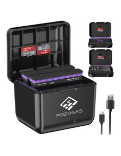 Batería 360 X4 POEOSAS 2500mAh 2-Pack con Cargador Rápido