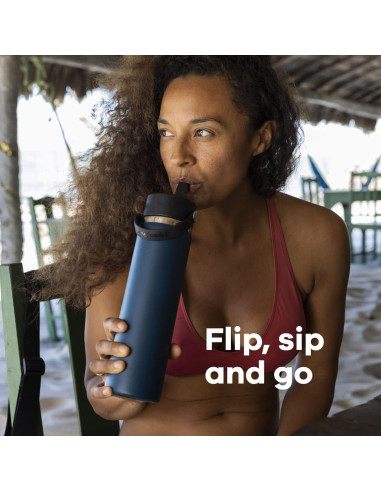 Botella de Agua Aislada Hydro Flask 24 Oz Boca Ancha