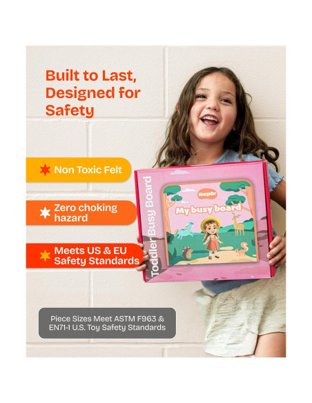 Tablero Ocupado Montessori Southbay 27.9x22.9 cm Juguete Educativo