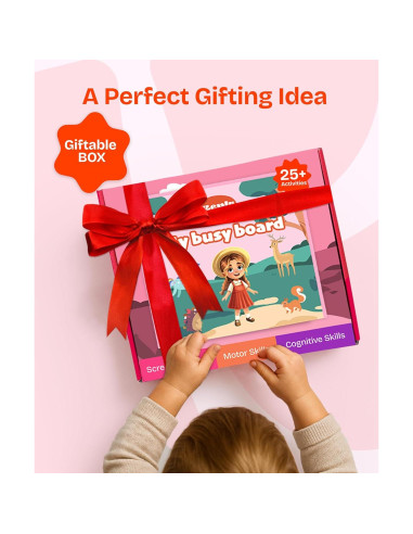 Tablero Ocupado Montessori Southbay 27.9x22.9 cm Juguete Educativo