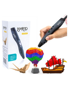 Bolígrafo 3D SCRIB3D Avanzado con 6 m de Filamento y Guía