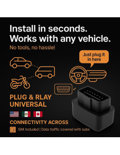 Rastreador GPS 4G findCar OBD para Vehículos - Tiempo Real, Historial y Alertas 2