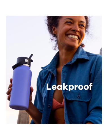 Botella de Agua Aislada Hydro Flask 24 Oz Boca Ancha