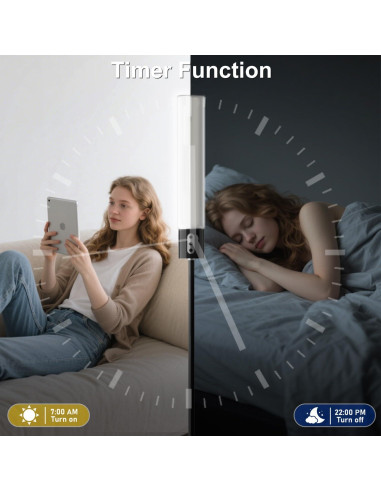 Lámpara de Pie Inteligente Luckystyle HX-828 RGBICW 1500LM