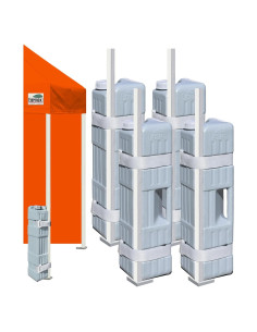 Pesos de Agua para Toldo Eurmax - 4 Pcs, 56.24 kg Capacidad