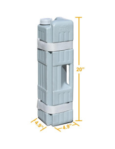 Pesos de Agua para Toldo Eurmax - 4 Pcs, 56.24 kg Capacidad 2