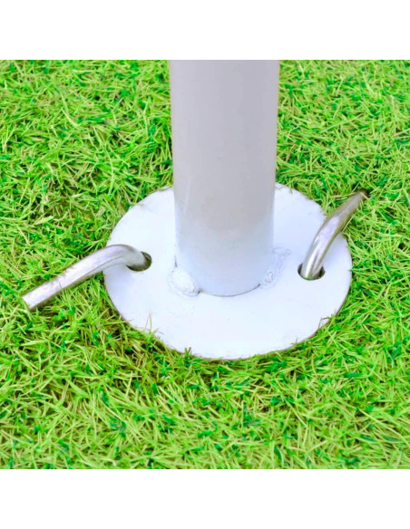 Gazebo Hexagonal de Jardín FUDUGEHMIOFWFJJ 10m Blanco