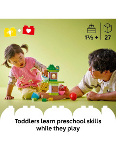 LEGO DUPLO Árbol de Equilibrio y Apilamiento 10440 - Juguete Educativo para Niños de 18 Meses 2