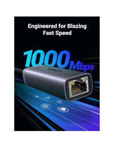 Adaptador USB a Ethernet UGREEN 1000Mbps para PC y Nintendo Switch 2