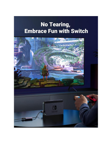 Adaptador USB a Ethernet UGREEN 1000Mbps para PC y Nintendo Switch