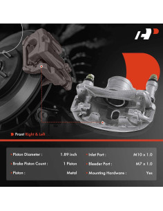 Caliper de Freno de Disco A-Premium para Toyota Paseo y Tercel 2