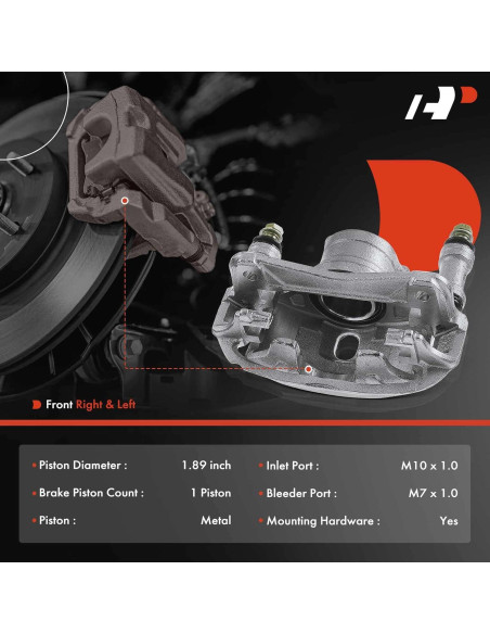 Caliper de Freno de Disco A-Premium para Toyota Paseo y Tercel