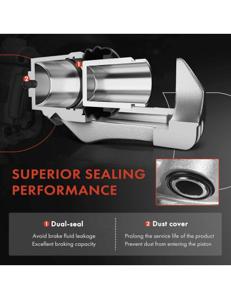 Caliper de Freno de Disco A-Premium para Toyota Paseo y Tercel