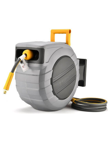 Carrete de Manguera de Aire GLAHODEN 20 m 1/2" Automático