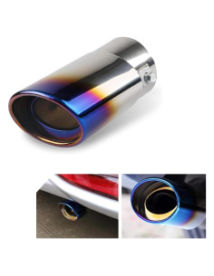 Silenciador de Escape Jewkot Acero Inoxidable Ajustable Azul