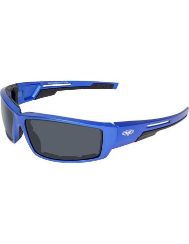 Gafas de montar acolchadas Global Vision Sly 2 pares con lentes ahumados