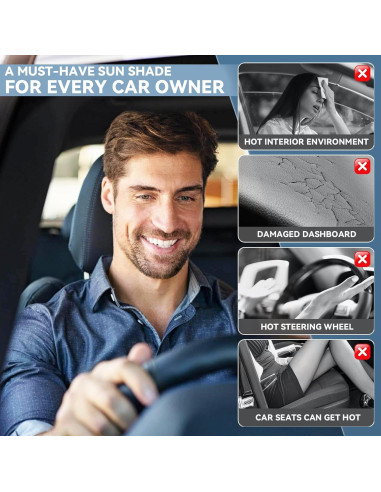 Protector Solar ZOIBV para Parabrisas Toyota Corolla Cross 2022-2026