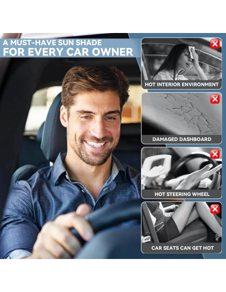 Protector Solar ZOIBV para Parabrisas Toyota Corolla Cross 2022-2026