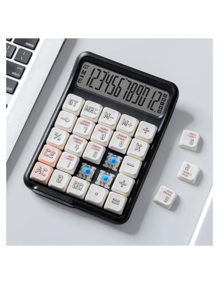 Calculadora de Escritorio NGIFERA RZ.7258 LCD 12 Dígitos Ergonómica