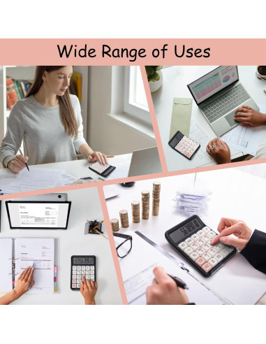 Calculadora de Escritorio NGIFERA RZ.7258 LCD 12 Dígitos Ergonómica