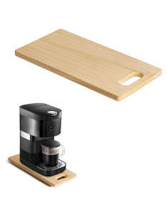 Bandeja Deslizante para Cafetera Cocina Paulownia 19x35.5cm