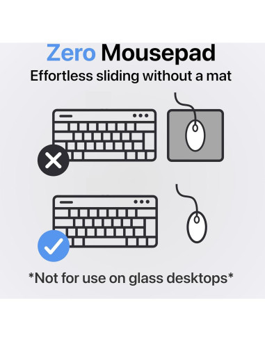 Alfombrilla Adhesiva ZeroPads para Apple Magic Mouse 2 - Paquete de 3