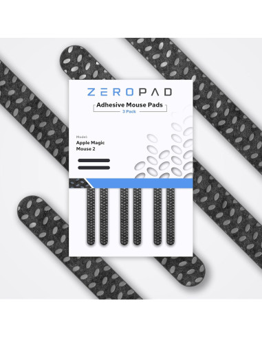 Alfombrilla Adhesiva ZeroPads para Apple Magic Mouse 2 - Paquete de 3
