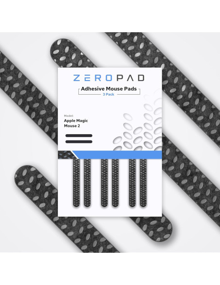 Alfombrilla Adhesiva ZeroPads para Apple Magic Mouse 2 - Paquete de 3