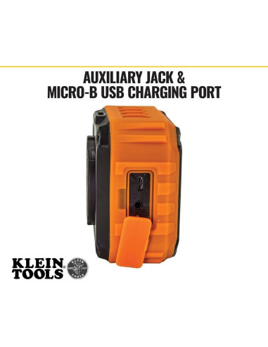 Altavoz Bluetooth Klein Tools AEPJS1 Portátil IPX5 10h