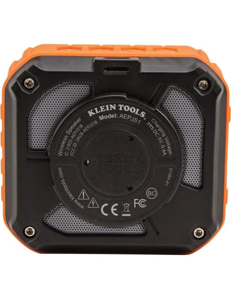 Altavoz Bluetooth Klein Tools AEPJS1 Portátil IPX5 10h