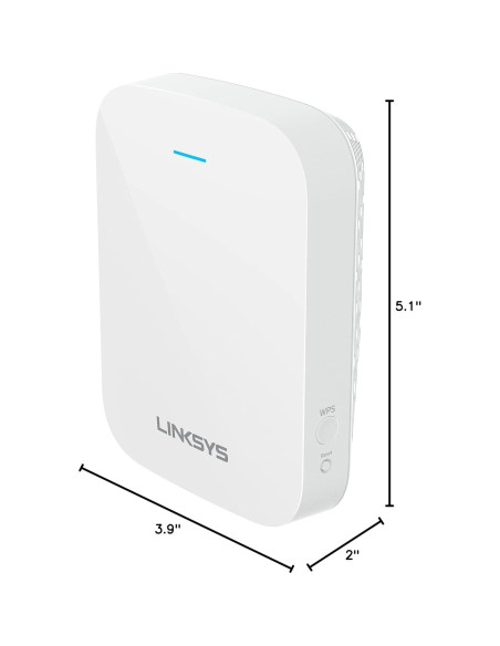 Extensor WiFi 6 Linksys RE7310 Doble Banda 1.8Gbps 185m