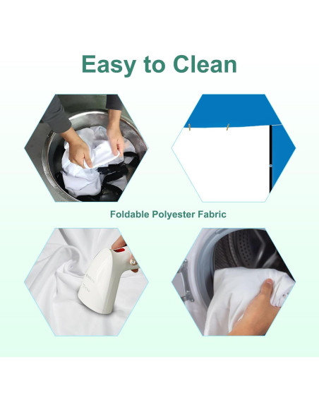 Pantalla de Proyector Towond 120" Plegable HD 16:9 con Soporte