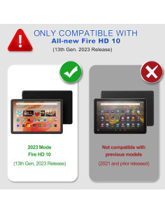 Funda protectora para tableta Amazon Fire HD 10 2023 BRAECNstock 2