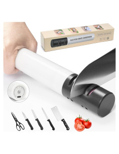 Afilador de cuchillos eléctrico UNIWA 23.1cm fácil de usar