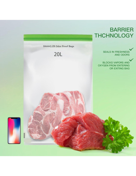 Bolsas de Almacenamiento Reutilizables SNAAQ ZR 30.48x50.8 cm