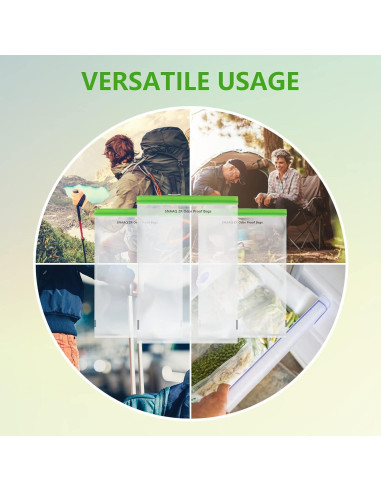 Bolsas de Almacenamiento Reutilizables SNAAQ ZR 30.48x50.8 cm
