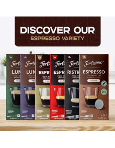 Cápsulas de Espresso FORTISIMO - 100 Unidades - Nespresso 2