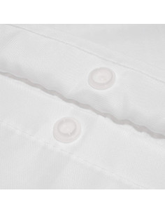 Cortina de Ducha Impermeable N&Y HOME 177.8x137.2 cm Blanca 2